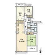 青葉の森公園通り5号棟の間取り画像