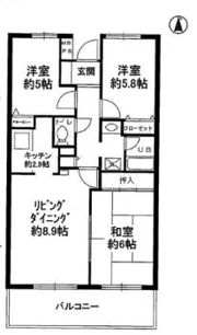 アーバンイケダマンションの間取り画像
