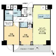 ディアナコート三軒茶屋の間取り画像