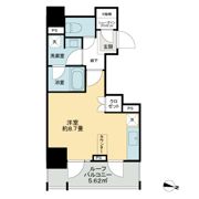 ライオンズ千代田岩本町ミレスーKDAの間取り画像