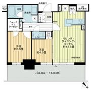 プラウドタワー平井の間取り画像