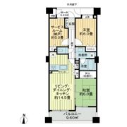 コスモ錦糸町リベディアの間取り画像