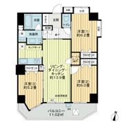 日神パレステージ板橋滝野川の間取り画像