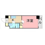 スカイコート博多駅前Ⅰの間取り画像