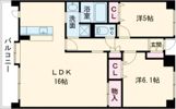 D’クラディア南万代(506)の間取り画像
