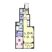 リバーサイド伴の間取り画像