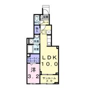 リバーサイド伴の間取り画像
