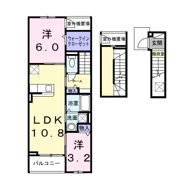 リバーサイド伴の間取り画像