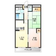 優泰佳ガーデンコートの間取り画像
