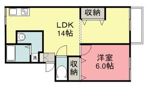 プレジール栄の間取り画像