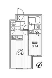 Aglaia 千石 Deuxの間取り画像