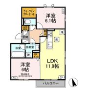 Shympathique（サンパティーク）の間取り画像