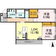 D-crinum川島田の間取り画像