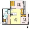 D-crinum川島田の間取り画像