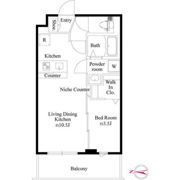 CRESCENT COURTの間取り画像