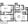 lark hill(ラークヒル) A棟の間取り画像
