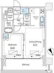 シティタワー新宿の間取り画像