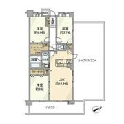 デュオガーデン柏見晴らしの丘の間取り画像