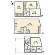 篠原東戸建の間取り画像