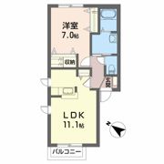 シャーメゾンM’s Aの間取り画像