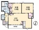 フルール D棟の間取り画像