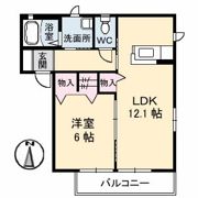 メイプルガーデン B棟の間取り画像