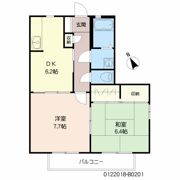 シャーメゾン城元 B棟の間取り画像