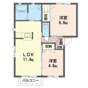 ヴィラ・プロスパーCの間取り画像
