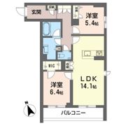 グランクロス サクラの間取り画像