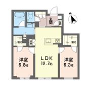 グランクロス サクラの間取り画像