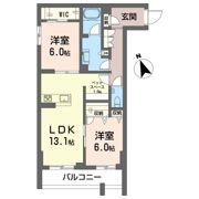 グランクロス サンの間取り画像