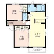 ソレイユ浜田 参番館の間取り画像