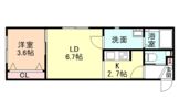 コモド太閤山IIの間取り画像