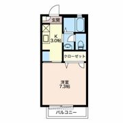 コンフォール鹿海 Bの間取り画像