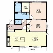 コンフォールド Aの間取り画像
