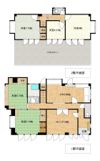 柳井貸家 5LDKの間取り画像