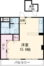 北野コーポラスの間取り画像