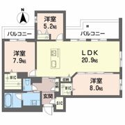 Sha Maison THE ASHIBEの間取り画像