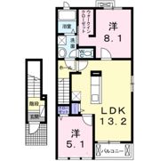 ピュアフレンドⅢの間取り画像