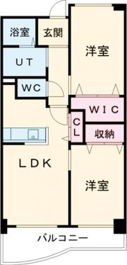 クレモナ山手の間取り画像