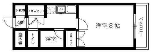 クリテリオン福岡の間取り画像
