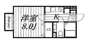 b’CASA四街道Ⅱre－bornの間取り画像