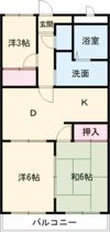 総業水戸第二ハイムの間取り画像