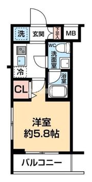 ARCOBALENO KAWASAKI WESTの間取り画像