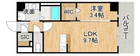 ラルヴェール和白駅前の間取り画像