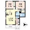 グランメール小坂Bの間取り画像