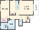サンサージュ加納原田Ⅱの間取り画像
