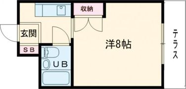 プチハイツ奈良の間取り画像