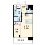 プレリス阿波座Bloomの間取り画像