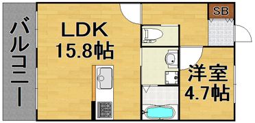 グラシア香椎の間取り画像
